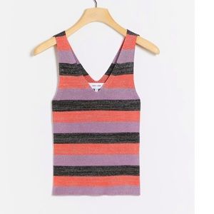 Anthropologie NWOT Stephine Shimmer Knit Tank SizeM